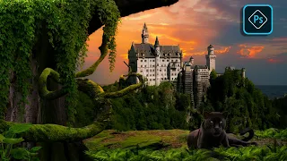 Photoshop Manipulation - The  Jungle Kingdom / Speed Art