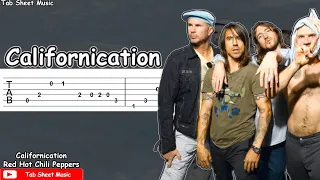 Red Hot Chili Peppers - Californication Guitar Tutorial