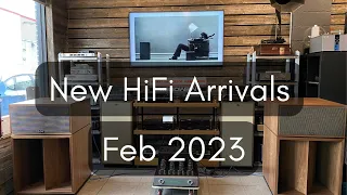 New HiFi Arrivals, Feb 2023. Huge Lot! Klipsch, Nordost, dCS, Simaudio, and More