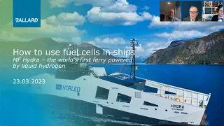 Mission Hydrogen Webinar: How to Use Fuel Cells in Ships