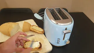 Silvercrest Toaster STH 900 A1 Unboxing Testing