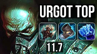 URGOT vs HEIMERDINGER (TOP) (DEFEAT) | 3.3M mastery, 1700+ games, 5/1/1 | KR Diamond | v11.7