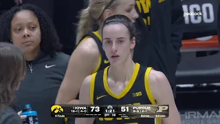 😳 TECHNICAL On Caitlin Clark For Screaming When Ref Doesn't Call Foul After Push! | #3 Iowa Hawkeyes