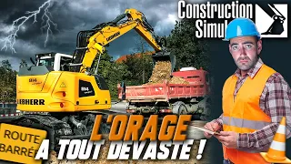 L'ORAGE A FAIT DE GROS DÉGATS... Il faut les aider ! - Construction simulator