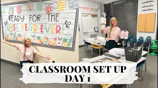 CLASSROOM SET UP DAY 1