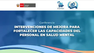 Conferencia: Intervención en mejora de capacidades en salud mental