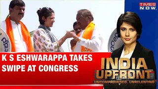 K S Eshwarappa Takes Swipe at Congress: Accuses Party of Election Promises Lacking Credibility