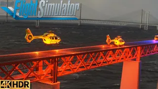 Emergency Helicopter Movie in action on Flight Simulator Airbus Helicopter HPG H145 4K ULTRA