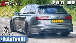 INSANELY LOUD! 700HP Audi RS6 | GUERRILLA Exhaust | ON THE AUTOBAHN by AutoTopNL