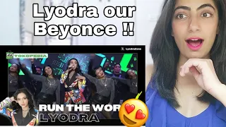 Lyodra cover Beyonce - Run The World | Tokopedia Cantik Fest FULL Reaction