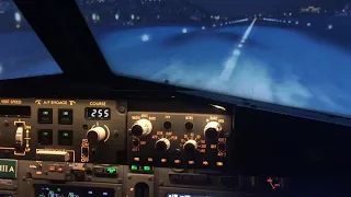 Innsbruck VOR Approach (B737 simulator)