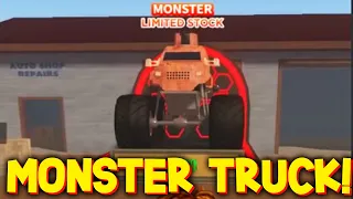 HOW TO GET MONSTER TRUCK! in A DUSTY TRIP! ROBLOX