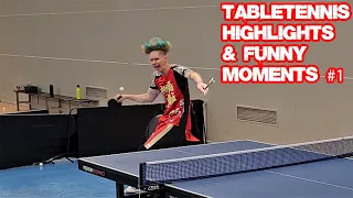 Tabletennis Highlights & Funny Moments #1