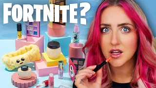 I Bought FORTNITE Makeup for CHEAP