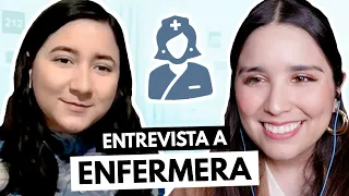 Entrevista a enfermera 👩‍⚕️ ¿Cómo es estudiar la carrera de enfermería y cuál es su campo laboral?