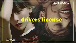 drivers license - TAEYEON (ai cover) / original by Olivia Rodrigo