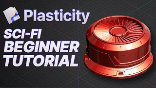 Best 3D Software! Plasticity Beginner Tutorial | Sci Fi Hard Surface Design