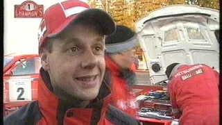 WRC 00 - Rallye de Suede 2000 - RTBF - Champion's