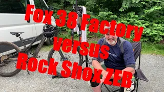 Vergleichstest Fox 38 Factory versus Rockshox ZEB Ultimate #Fox38 #Rockshox Zeb#EMTB#MTB#Federgabel