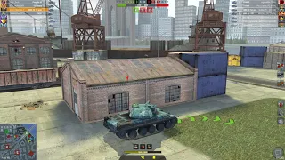 WoT Blitz. AMX 30 1er prototype в ангаре - обкатка