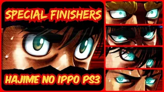 All Special Finishers for Hajime no Ippo PS3 English Patch + DLC Boxers はじめの一歩  DLC
