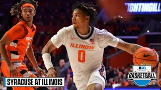 Syracuse at Illinois | Highlights | Big Ten Men's Basketball | Nov. 29, 2022