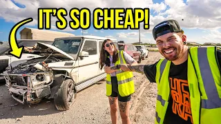 TAKING MY GIRLFRIEND TO MIAMI'S LUXURY CAR GRAVEYARD