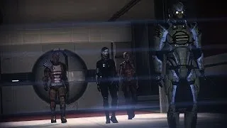 Mass Effect 2 - Renegade Intrerrupt - Heather Shepard pushes guy out of window