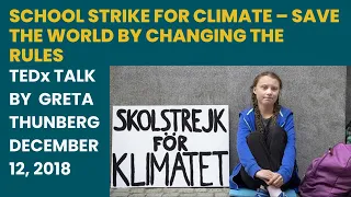 School Strike for Climate  | Greta Thunberg's TEDx Talk | BCU | 4th Sem. BCA/B.Sc. | English