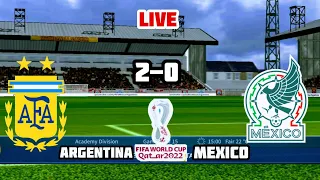 ARGENTINA 2-0 MEXICO | FIFA WORLD CUP QATAR 2022 | 26/11/2022 FULL TIME