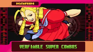 X-Karin A-Karin X-ism A-ism Verifiable Super Combos - Street Fighter Alpha 3 SFA3 Upper/Max