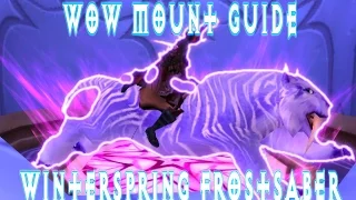 Wow Mount Guide: Winterspring Frostsaber