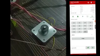 GRBl Controller for stepper motor using android application