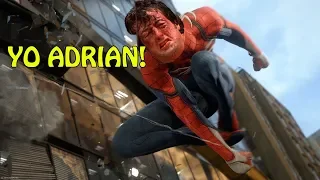Spider-Man PS4 Funny Rocky Easter Egg - Yo Adrian!