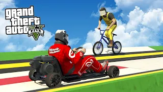 FACE TO FACE GDZIE GOKART BIJE SAMOCHÓD w GTA V Online z Ekipą #293