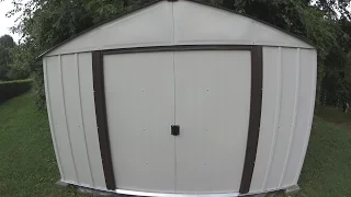 Building an Arrow 8x10 Metal Storage Shed with Instructions and Review