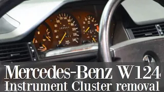 Mercedes Benz W124 - Instrument Cluster removal DIY