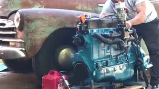 1954 Chevrolet 235 Engine Start