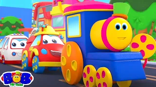 Train Song, Cartoon Videos, Fun for Kids, Street Vehicle Rhymes by Bob The Train