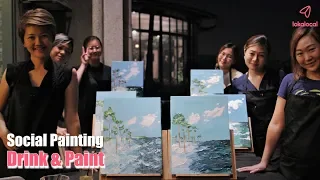 Social Painting Drink & Paint