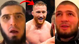 FIGHTERS REACT TO JUSTIN GAETHJE BEATS RAFAEL FIZIEV UFC 286 | GAETHJE VS FIZIEV REACTION