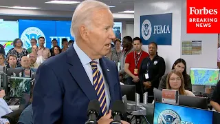 BREAKING NEWS: Biden Visits FEMA HQ, Invokes Climate Change While Discussing Idalia, Maui Wildfires