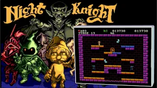 Night Knight - ZX Spectrum Next Game Play - Testing Out the KS2 Next Stretch Goal Game.