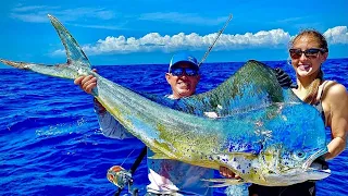 GIANT *DORADO* Catch Clean & Cook Cabo Rojo, Puerto Rico!