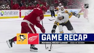 Penguins @ Red Wings 9/26 | NHL Highlights 2023