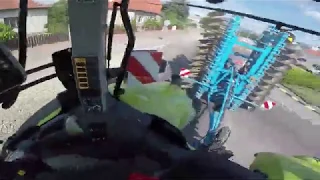 Cab View | Demo | Claas Axion 950 + Lemken  Rubin 9