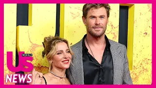 Chris Hemsworth's Wife Elsa Flashes Thong on Red Carpet With Sons