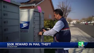 USPS offers $50K for info on person who robbed mail carrier at gunpoint in Stockton