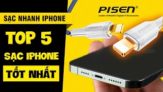 TOP 5 LOẠI CÁP SẠC IPHONE TỐT NHẤT 2024 NÊN MUA TẠI PISEN | PisenVietnam