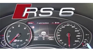 Audi RS6 Avant 4.0 TFSI (A6 C7) | 0-100 km/h Acceleration